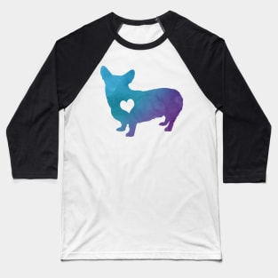 Adore Corgis Watercolor Baseball T-Shirt